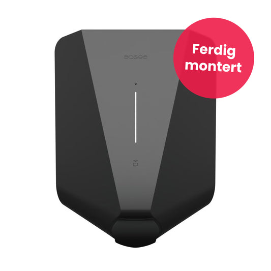 Easee Charge Up ferdig montert