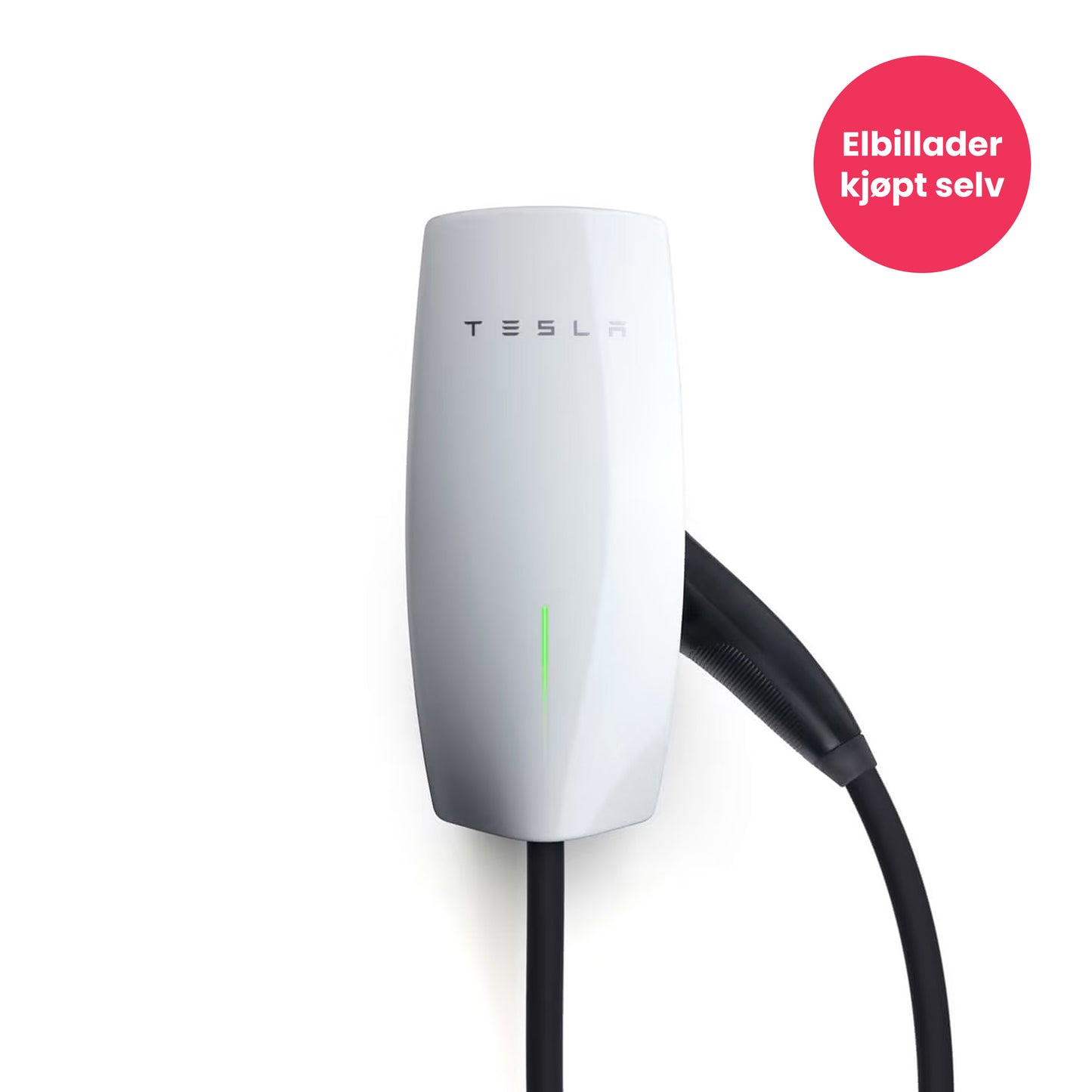 Tesla Wall Connector ferdig montert (kjøpt selv)