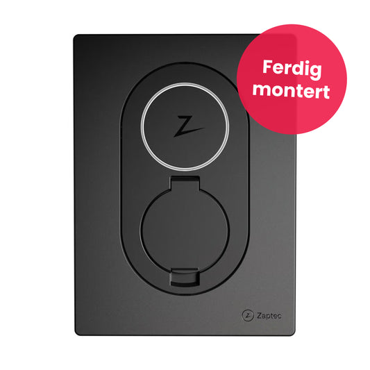 Zaptec Go ferdig montert